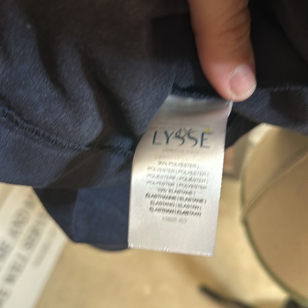 Lysse Faux suede zip moto jacket in a NAVY size XL - Picture 5 of 5